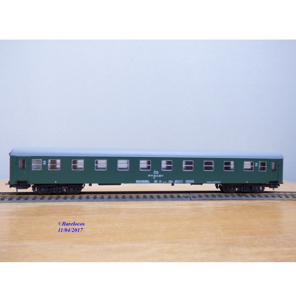 FUGgERth 1949, voiture grandes lignes  2 Cl.  type B  CD   neuf    BO