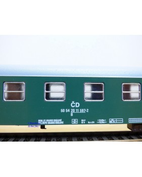 FUGgERth 1949, voiture grandes lignes  2 Cl.  type B  CD   neuf    BO