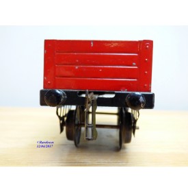 HORNBY ???, wagon tombereau rouge ETAT chargé 