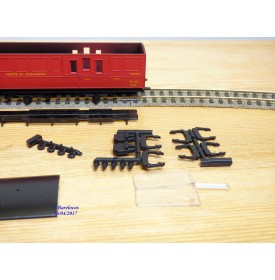 RMA 1643, fourgon postal à 3 essieux Calais Brindisi N° 272 PLM  BO