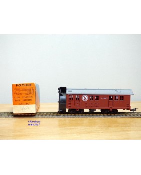 POCHER 184,  wagon chasse neige à fraise  Great Northern  GN N°: X-1510  neuf  BO 