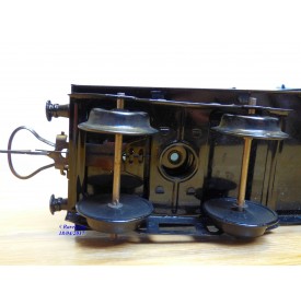 HORNBY ???, wagon tombereau rouge ETAT chargé 