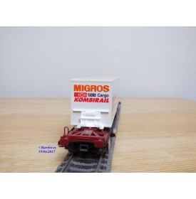 ROCO 1903, ensemble rail - route  type Us677  KOMBIRAIL  Talbot  MIGROS   Neuf  BO