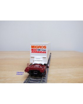 ROCO 1903, ensemble rail - route  type Us677  KOMBIRAIL  Talbot  MIGROS   Neuf  BO