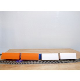 ROCO 47100, couplage porte conteneurs type Sggmrss  Kombiwaggon  SCHENKER  HORNBACH     DB     Neuf    BO