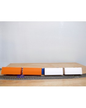 ROCO 47100, couplage porte conteneurs type Sggmrss  Kombiwaggon  SCHENKER  HORNBACH     DB     Neuf    BO