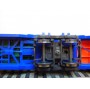 ROCO 47101, couplage porte conteneurs type Sggmrss 715 88  Kombiwaggon  HANGARTNER  FREY TRANSPORT  DB     Neuf    BO