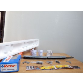 ROCO 47540, couplage porte camion Hückepack  type Saads 704   DB     Neuf    BO