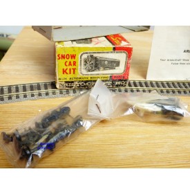 ARISTOCRAFT / POCHER  ???, très rare  chasse neige hélicoïdal à bogies en kit  neuf  BO