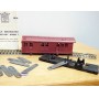 ARISTOCRAFT / POCHER  ???, très rare  chasse neige hélicoïdal à bogies en kit  neuf  BO