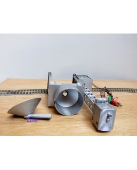 ARISTOCRAFT / POCHER  ???, très rare  chasse neige hélicoïdal à bogies en kit  neuf  BO