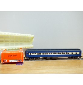 RIVAROSSI véro 2646, voiture Pullman Halley   The Blue Comet New Jersey Central  Neuf   BO