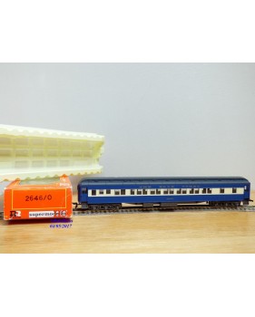 RIVAROSSI véro 2646, voiture Pullman Halley   The Blue Comet New Jersey Central  Neuf   BO