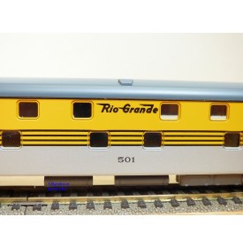 RIVAROSSI  2625,  voiture lits à  2 étages ( smooth side duplex roomette )   RIO GRANDE   D&RGW   neuf    BO