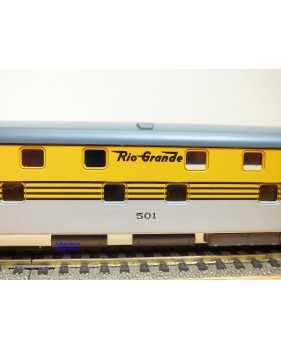 RIVAROSSI  2625,  voiture lits à  2 étages ( smooth side duplex roomette )   RIO GRANDE   D&RGW   neuf    BO