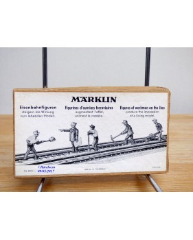 Märklin métal 404 Gc , coffret de 10 personnages ouvriers de la voie BO