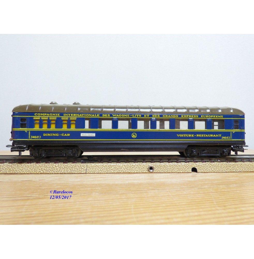 Märklin 4032 voiture grandes lignes A4ümg à feux de fin de convoi 1 Kl. DB BO