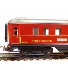 Märklin 346/ 3  (4010 ), voiture lits  (Schürzenwagen )  DSG