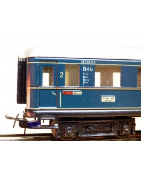 Märklin 4032 voiture grandes lignes A4ümg à feux de fin de convoi 1 Kl. DB BO