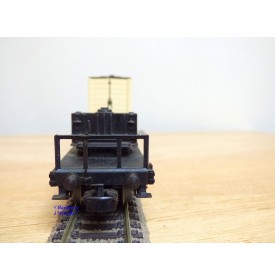 Märklin métal 4617 Wagon surbaissé EVS DB BO