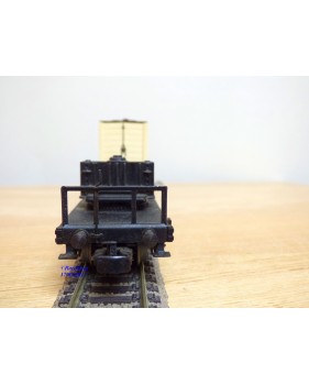 Märklin métal 4617 Wagon surbaissé EVS DB BO