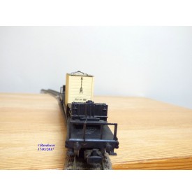 Märklin métal 4617 Wagon surbaissé EVS DB BO