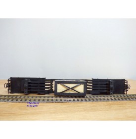 Märklin métal 4617 Wagon surbaissé EVS DB BO