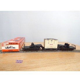 Märklin métal 4617 Wagon surbaissé EVS DB BO
