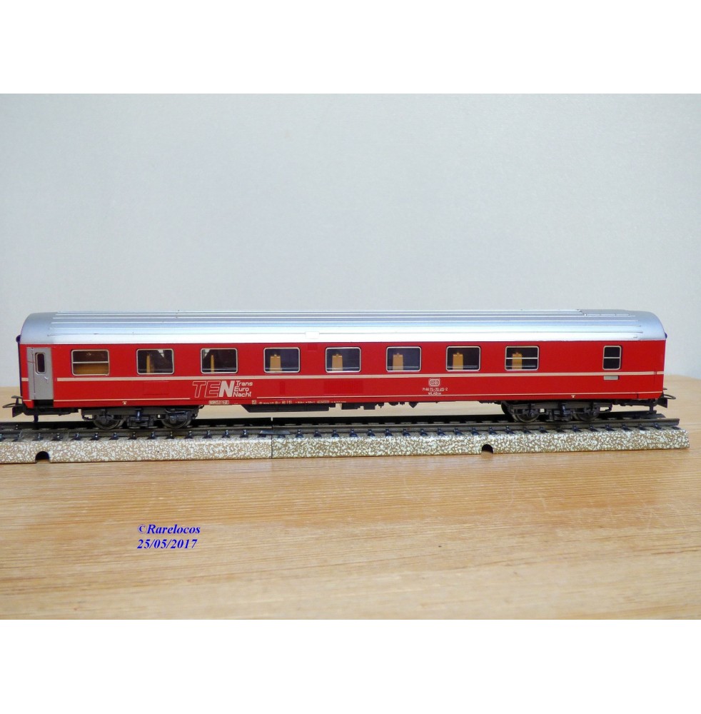 Märklin 4150, voiture  lits TEN  1/2 Kl.  type WLABsmh 166   DB    BO