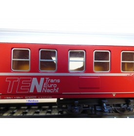 Märklin 4032 voiture grandes lignes A4ümg à feux de fin de convoi 1 Kl. DB BO