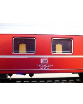Märklin 4032 voiture grandes lignes A4ümg à feux de fin de convoi 1 Kl. DB BO