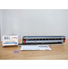 Märklin 4032 voiture grandes lignes A4ümg à feux de fin de convoi 1 Kl. DB BO