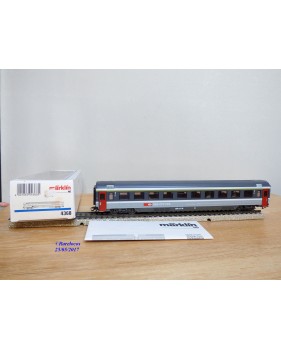 Märklin 4032 voiture grandes lignes A4ümg à feux de fin de convoi 1 Kl. DB BO