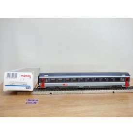 Märklin 4032 voiture grandes lignes A4ümg à feux de fin de convoi 1 Kl. DB BO