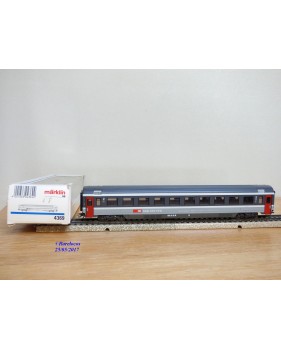 Märklin 4032 voiture grandes lignes A4ümg à feux de fin de convoi 1 Kl. DB BO