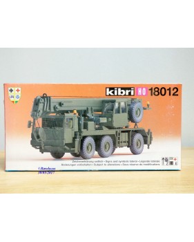 KIBRI  "echt " 18012, Kit camion grue militaire LIEBHERR  LTM 1050/3   Neuf  BO  1/87 HO