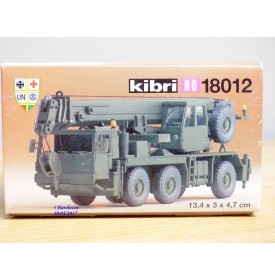 KIBRI  "echt " 18012, Kit camion grue militaire LIEBHERR  LTM 1050/3   Neuf  BO  1/87 HO