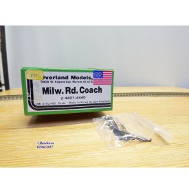 Overland Models ( OMI ) 4310 . 1  voiture d'inspection des rails Milwaukee Road  BO