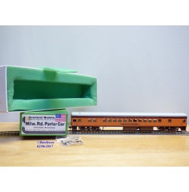 Overland Models (OMI)  Ajin 3111, voiture  salon  ( parlor  car ) "Ishkoodah"  Hiawatha  Milwaukee Road    BO