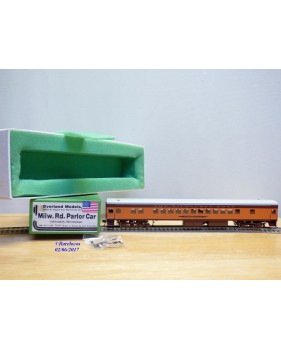 Overland Models (OMI)  Ajin 3111, voiture  salon  ( parlor  car ) "Ishkoodah"  Hiawatha  Milwaukee Road    BO