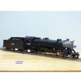 KEY Imports CS 3 , loco Mikado  2-4-2 (141) Class MK-63   N°: 1310  MISSOURI PACIFIC   MP    BO                   