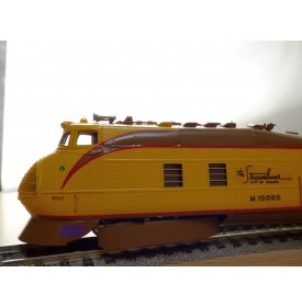 Overland Models ( OMI ) / Ajin 5197,  automoteur 3 éléments  :M- 10000  UNION PACIFIC  UP   BO