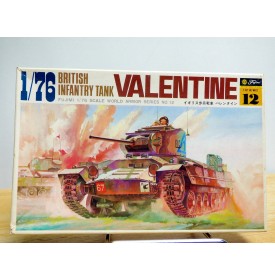 FUJIMI wa12,  char  d' infanterie britannique  VALENTINE    Neuf   BO   1/76