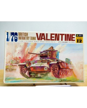 FUJIMI wa12,  char  d' infanterie britannique  VALENTINE    Neuf   BO   1/76