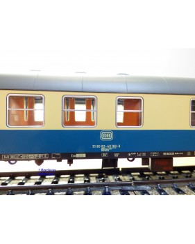 Märklin 4032 voiture grandes lignes A4ümg à feux de fin de convoi 1 Kl. DB BO