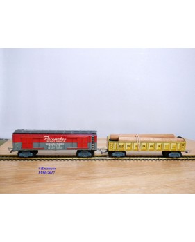 SAKAI 0475 wagon couvert ( reefer) Railway Express Agency 