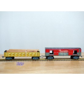 SAKAI 0475 wagon couvert ( reefer) Railway Express Agency 