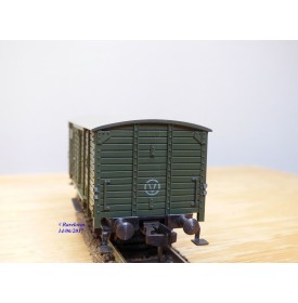 FLEISCHMANN 1464G, wagon atelier / dortoir à  2  essieux  type G10 pour grue Krupp Ardelt   DB  neuf    BO 
