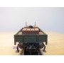 FLEISCHMANN 1451A, wagon plat  à  2  essieux  support de flêche  pour grue Krupp Ardelt   DB  neuf    BO 