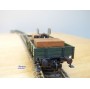 FLEISCHMANN 1451A, wagon plat  à  2  essieux  support de flêche  pour grue Krupp Ardelt   DB  neuf    BO 